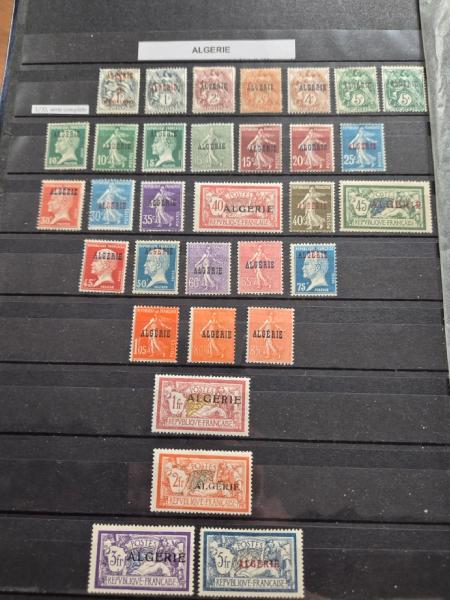 1924-1962, Collection d'ALGERIE en deux classeurs,