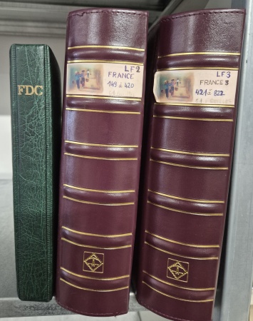1849-1949, 3 classeurs de lettres, depuis le n°3, dont