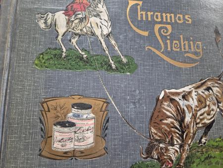 1892-1911, 4 albums de chromos Liebig dont 3 complets avec vignettes