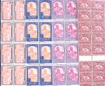 1930-1960, plusieurs milliers de timbres en feuilles