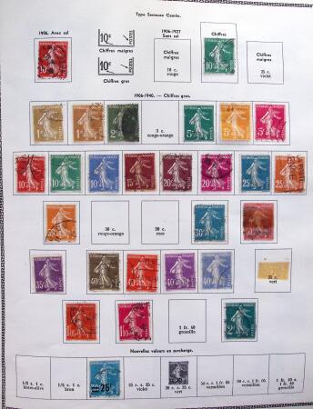 1940-2020env. Collection principalement neuve en un