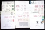 148 lettres et documents modernes de Guyane avec EMA, CAD divers dont "Agence commerciale de cayenne" (1994), "Centre de chèques postaux 973 Cayenne" 