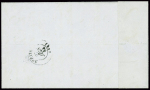 N°22 obl bureau de passe 2654 (1864 - Nevers) sur lettre, ind 21. TB