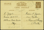 CP 90c Iris interzones obl CAD "Zinder Niger" (1941) (Iri H1 Q3) TB