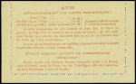 Carte lettre pneu de Marseille 1F50 Chapplain rouge-orange avec signature "Chaplin" (CHA O4a) neuve. TB