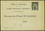 Pneu Caisse d'Epargne 1F50 + 1F50 Chaplain noir - date 192 (Cha P1) TB
