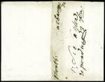 MP "Montbeliard" (L n°3 - 1772) sur lettre pour l'étranger (Verviers), ind 20+