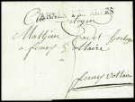 Lettre adressée à Ferney Voltaire avec MP "Armée des Alpes" (1793). TB