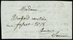 Papillon de Metz daté "Lory le 26 septembre 1870 près Metz" adressé à Amiens. TB