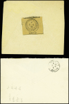4 plis non philatéliques avec CAD "Bureau AMBt d'armée" (1915) 2B - 3B - 4B. Rare