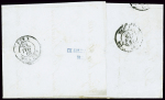 ARDENNES - Cachet demi-fleuron T12 VOUZIERS 19 mi 1852