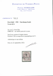N°62b ERREUR sur timbre du Levant, neuf **, TTB. Cert.
