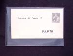 1880-1981 Lot d'entiers postaux pneumatiques type Chaplain,