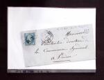 1849-1876 Saône et Loire - 10 lettres affranchies par