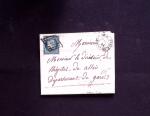 1849-1876 Saône et Loire - 10 lettres affranchies par