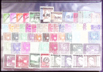 1945-1959, Collection sur 9 plaquettes, dont les oiseaux,