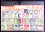 1945-1959, Collection sur 9 plaquettes, dont les oiseaux,