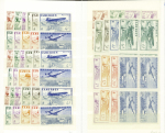 1916-1958, Classeur avec au maximum 10 exemplaires