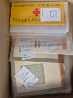 CARNETS d'ASIE, lot de 7 carnets de la 1ère émission
