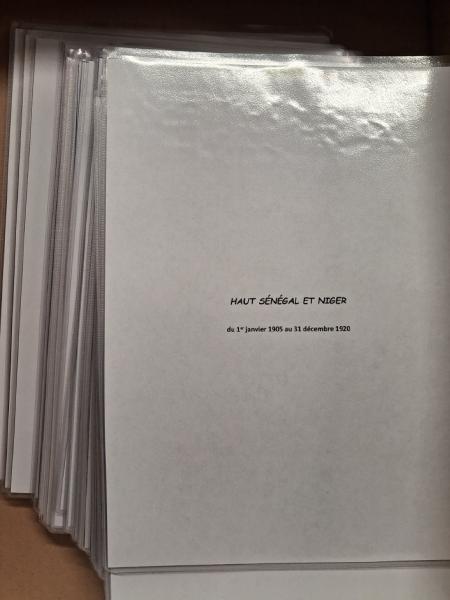 1905-20, Collection sur 56 pages d'exposition retraçant