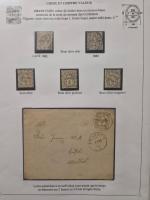 1882-1906 CROIX ET CHIFFRES : Collection d'exposition
