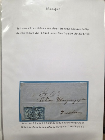 1864-1914 Mint and used collection mounted on 75 exhibition