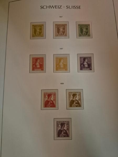 1912-2015 Collection neuve de Suisse en trois albums