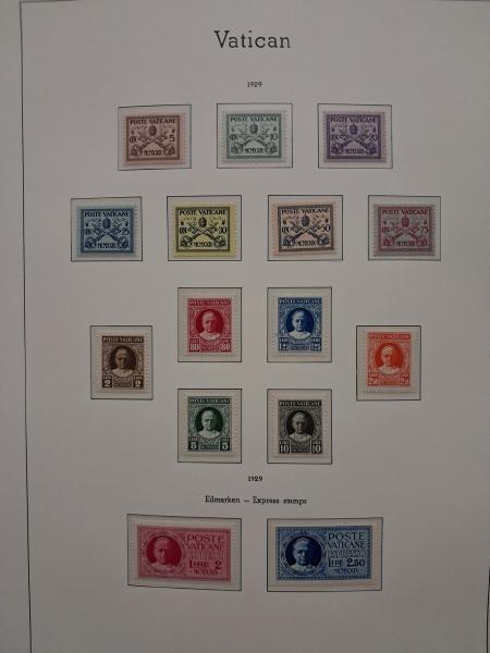 1929-2015 Mint collection of Vatican in three Lighthouse