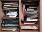 1875-1995, ensemble éclectique en albums, classeurs,
