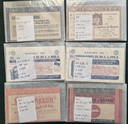1906-65, CARNETS: Imposant lot de plus de 260 carnets du N°135-C2 au