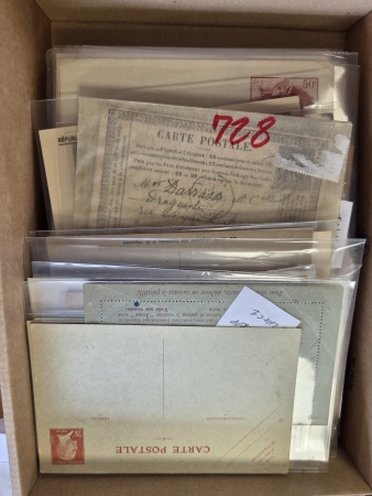 ENTIERS POSTAUX : Lot de plus de 180 Entiers Postaux,