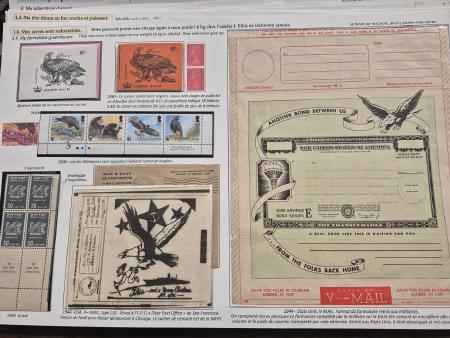 1806-1983 Attractive thematic EAGLES' exhibition collection