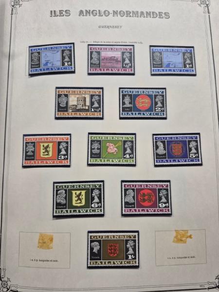 1869-1992, Belle collection des îles anglo-normandes en 2 albums