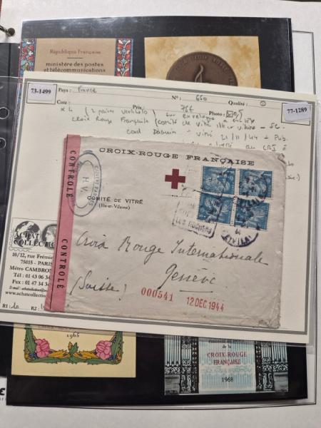 CROIX-ROUGE 1952-1987, collection en 2 albums avec
