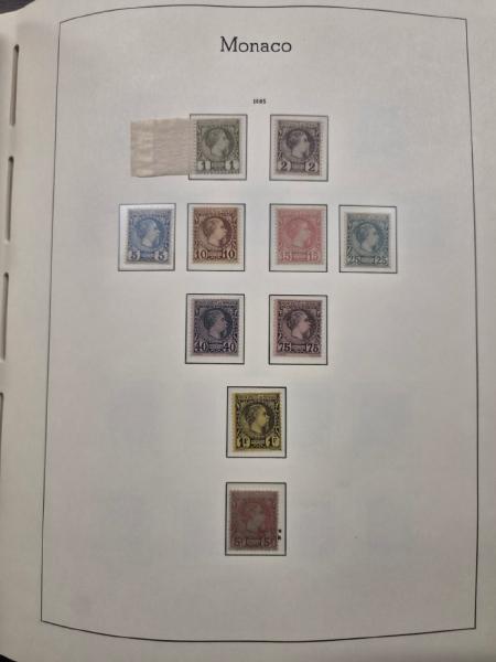 1885-1987 Très belle Collection de Monaco complète,