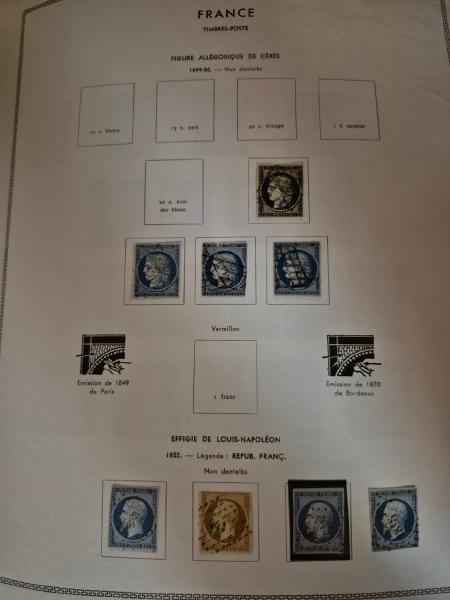 1849-2000, Superbe collection de France en 3 albums,