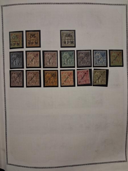 1859-1987, collection des COLONIES en 8 classeurs,