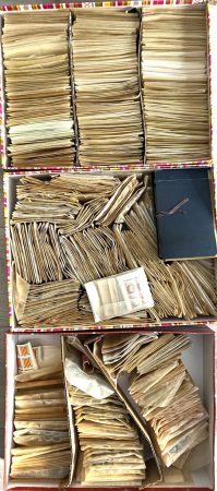 1900-45env. Grande quantité de COINS DATÉS et MILLÉSIMES