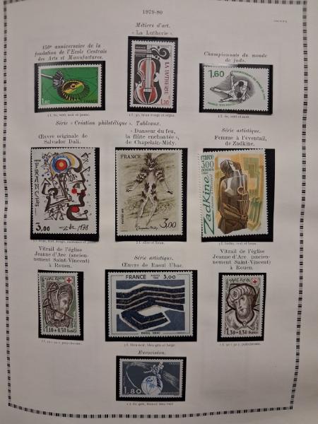 1978-2007, Important ensemble de timbres neufs pour