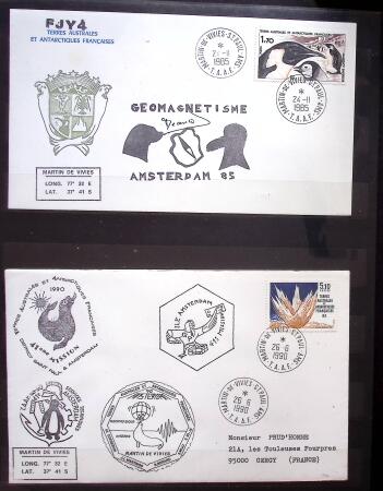 1948-90 Important stock de neufs en 9 albums et classeurs