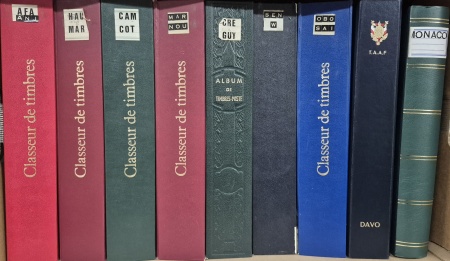1892-2008, Collection de COLONIES en 9 albums et classeurs,