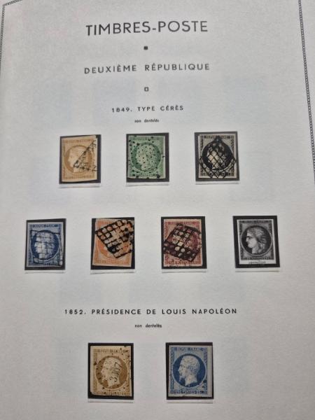 1849-2001, Collection de France oblitérée en 3 albums