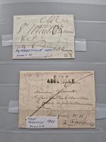1703-1847, collection de lettres préphila en deux albums