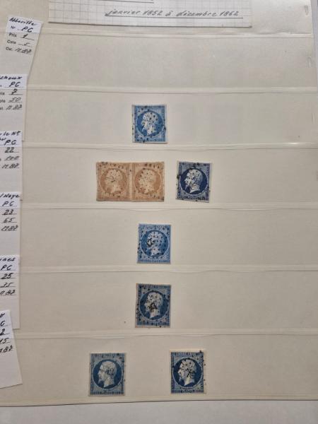 1849-1899, Collection d'oblitération en 2 albums, sur