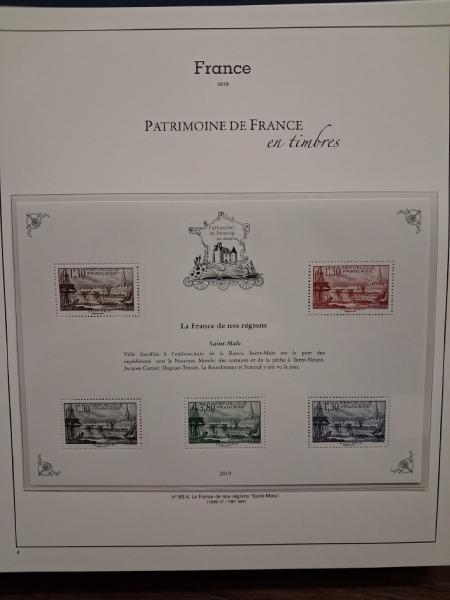 2019-2022, Collection des blocs PATRIMOINES DE FRANCE