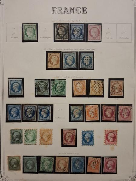 1849-2008, Collection de FRANCE en 10 classeurs, dont