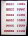 N°648B Marianne d'Alger, 7 FEUILLETS de 11 BANDES de 4 du 60c. au 5f. et BANDE de 5 du 50f. NON EMIS