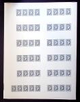 N°648B Marianne d'Alger, 7 FEUILLETS de 11 BANDES de 4 du 60c. au 5f. et BANDE de 5 du 50f. NON EMIS