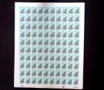 N°214A 1,98 dent. 12, FEUILLE de 100, N°N°213A (400), N°N°215/223 (300) sauf 220 (200) en FEUILLES, 