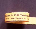 N°26 Semeuse Camée, 40c. violet, ROULETTE de 1200 t. quasi complète, à vérifier, neuf **, TB